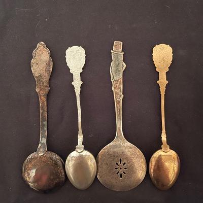 (4) Vintage spoons