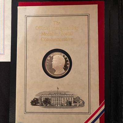 plate is sterling silver 1977 Presidential inaugural memorbilia