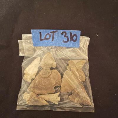 Bag of (8) Antique arrow heads