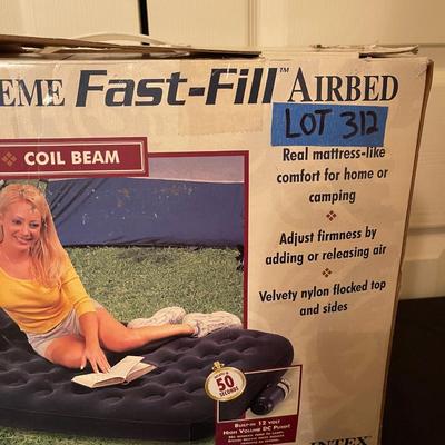Comfort-Rest supreme fast fill airbed twinsize coil beam