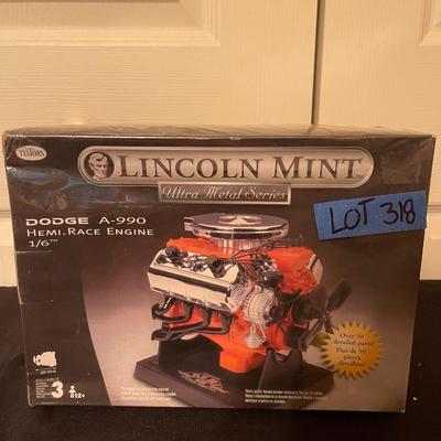 Testors Lincoln mint ultra metal series Dodge A-990 Hemi Race Engine 1/6 brand new sealed in box