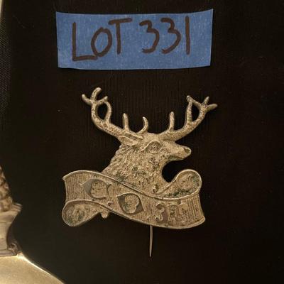 2 pieces sterling, 1 piece silverplate, 1 pin