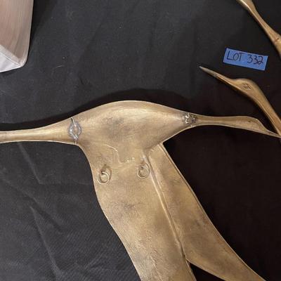 MCM brass hanging