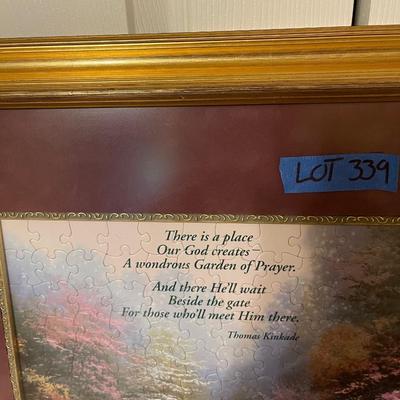 Thomas Kinkade Framed Quote