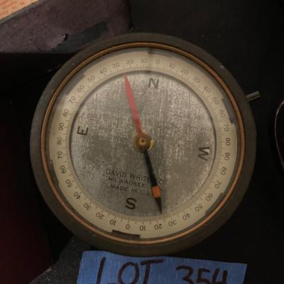 Antique Wall Hanging and Compass