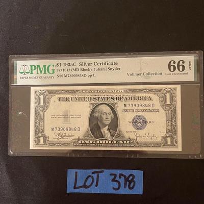 PMG Silver Cert.