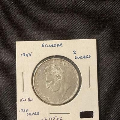 Ecuador Silver Coins