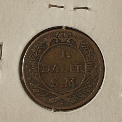 1718 Swedish Coin