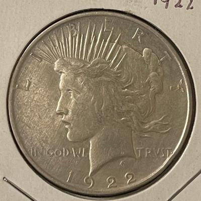 1922-D Peace Dollar