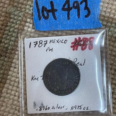 1787 Mexico Silver