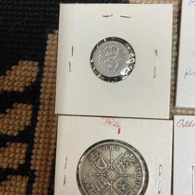 Great Britain silver coins