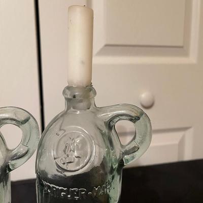 Vintage bottles/candles