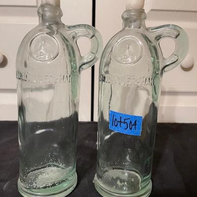 Vintage bottles/candles
