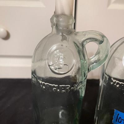 Vintage bottles/candles