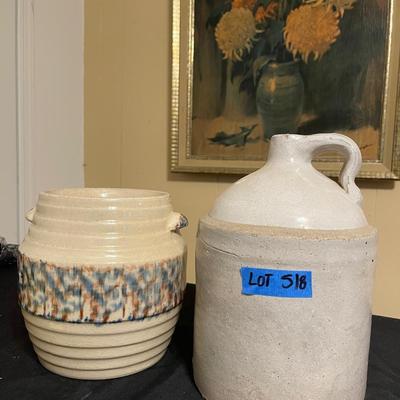 (2) pcs. Vintage Pottery