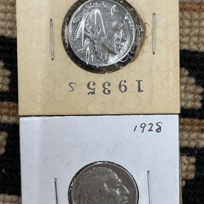 (10) Buffalo Nickels