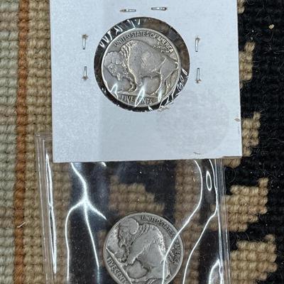 (10) Buffalo Nickels