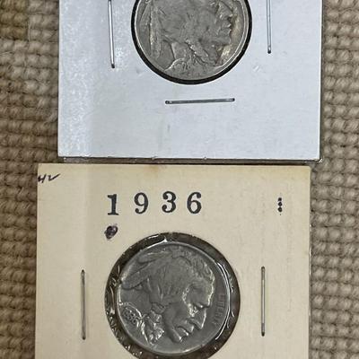 (10) Buffalo Nickels