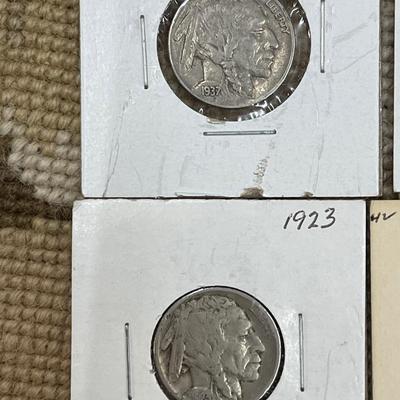(10) Buffalo Nickels