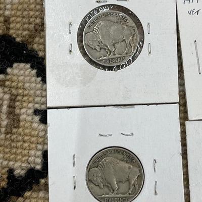 (8) Buffalo Nickels
