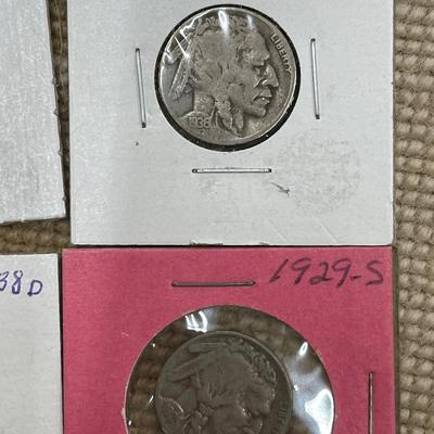 (8) Buffalo Nickels