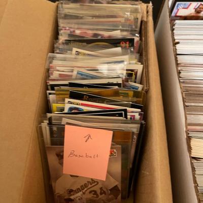 Huge Vintage sports trading cards lot