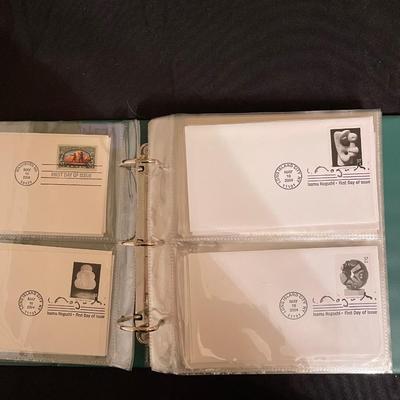 (24) pages of first day Stamps