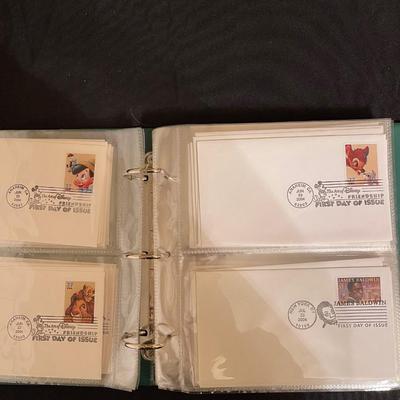 (24) pages of first day Stamps