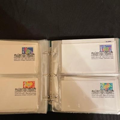(24) pages of first day Stamps