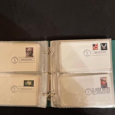 (24) pages of first day Stamps