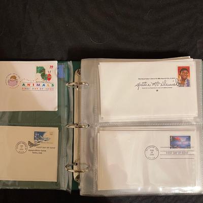 (22) pages of first day Stamps