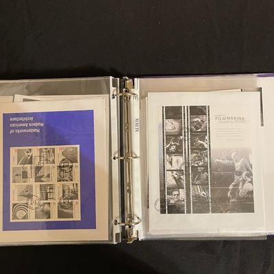 Binder of stamps