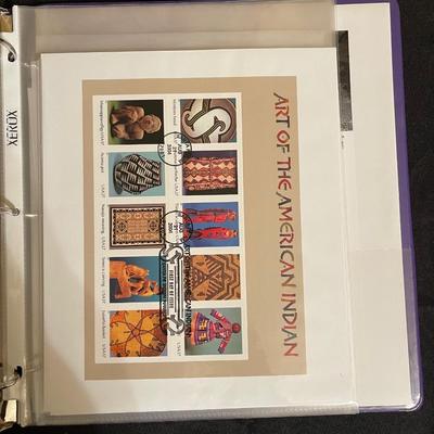 Binder of stamps