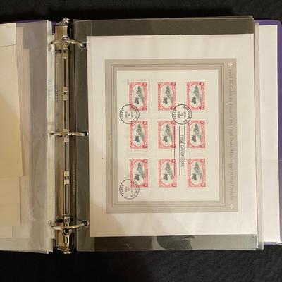 Binder of stamps