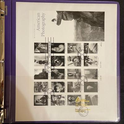Binder of stamps