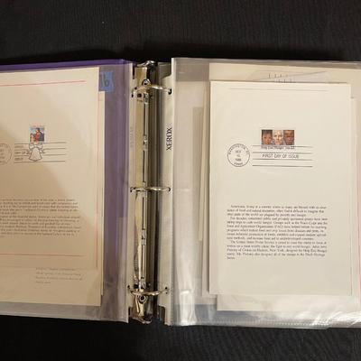 Binder of stamps