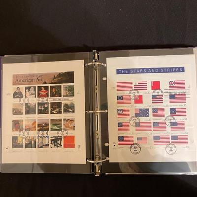 Binder of stamps