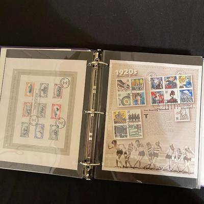 Binder of stamps