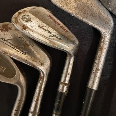 Vintage golf clubs
