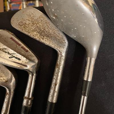 Vintage golf clubs