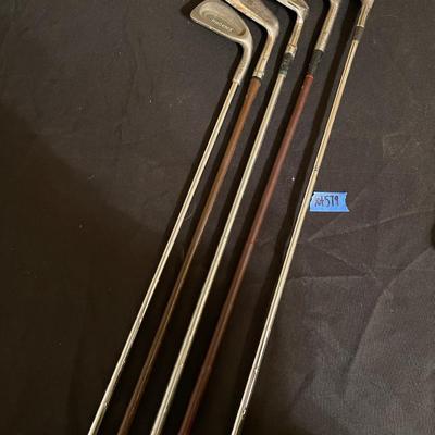 Vintage golf clubs