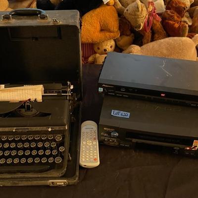 Vintage Typewriter/DVD Player