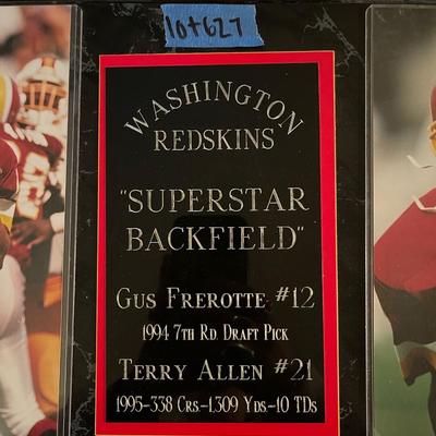 Redskins Plaque