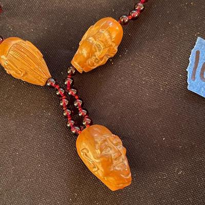 Vintage necklace/maracas