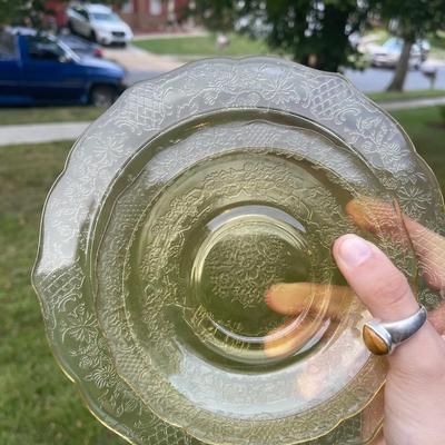 *Rare Yellow Depression Glass