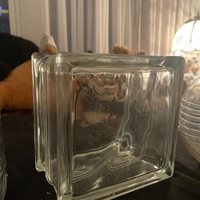 Lot of Vintage Clear Glass