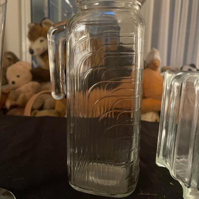 Lot of Vintage Clear Glass
