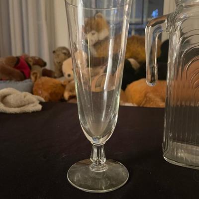Lot of Vintage Clear Glass