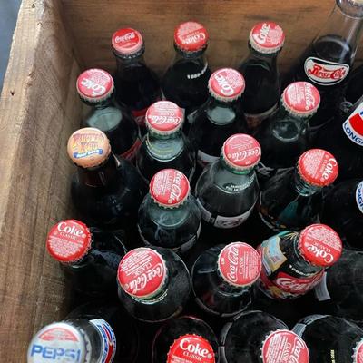 Vintage crates/bottles