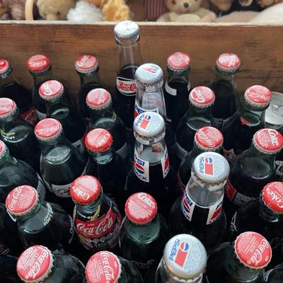 Vintage crates/bottles